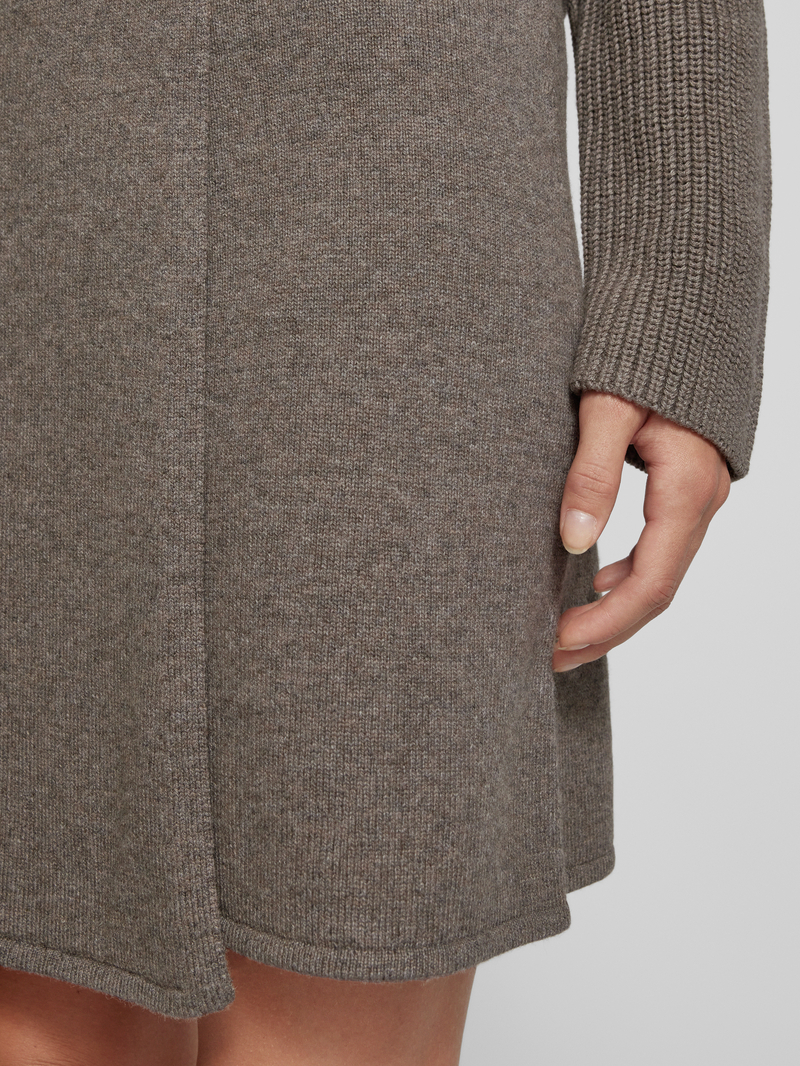 Oui Knielange rok met elastische band