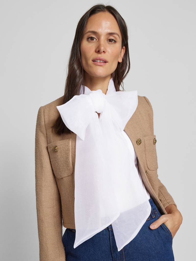 Rich & Royal T-shirt met strikdetail
