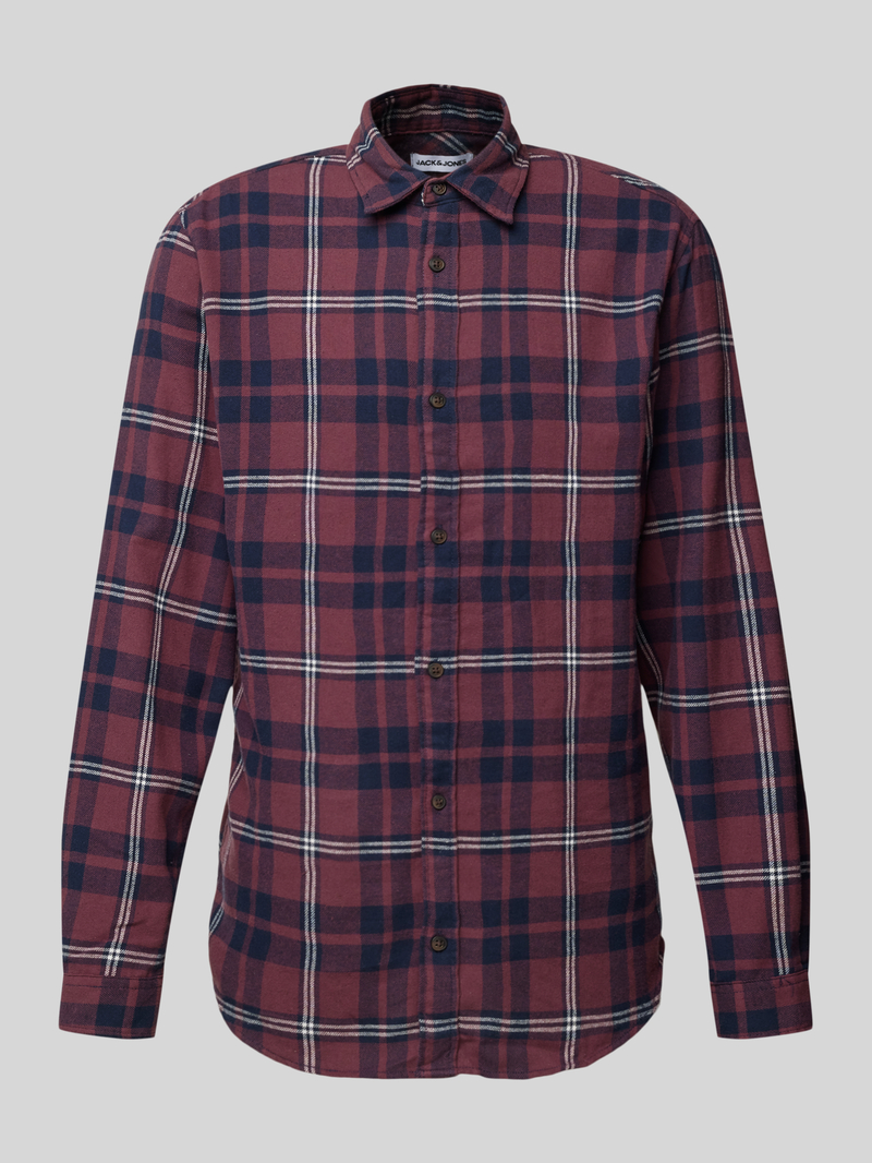 jack & jones Regular fit vrijetijdsoverhemd met kentkraag model 'JOSHUA'