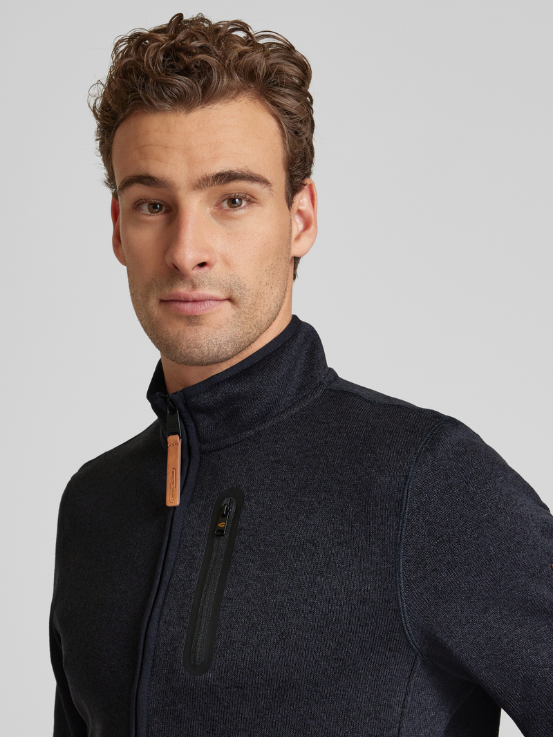 camel active Gebreid jack met borstzak