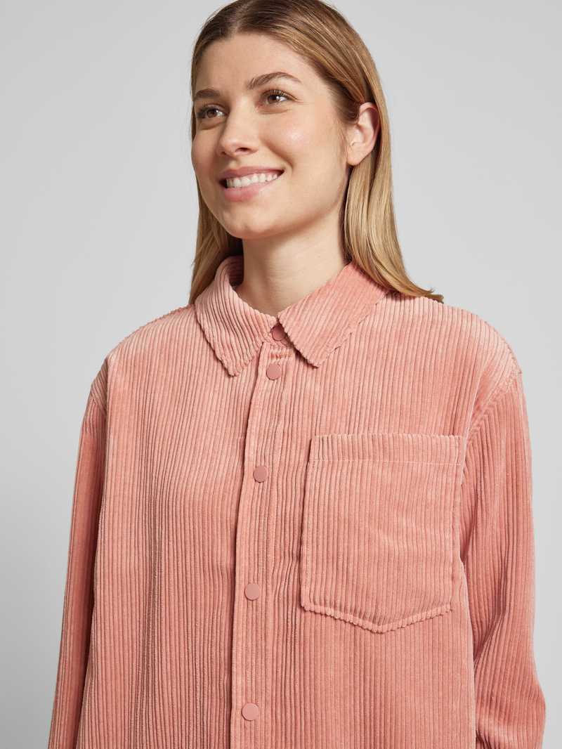 Opus Regular fit overhemdblouse van corduroy model 'Fanki'
