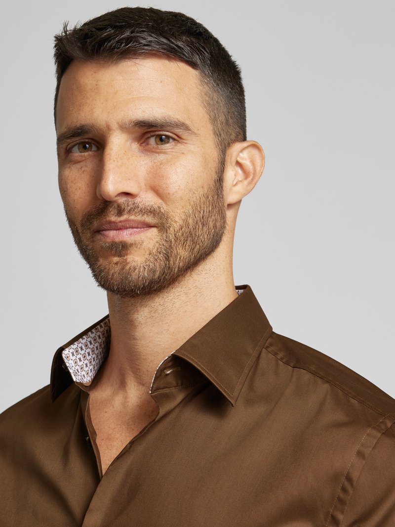 Boss Slim fit zakelijk overhemd met knoopsluiting model 'Hank'