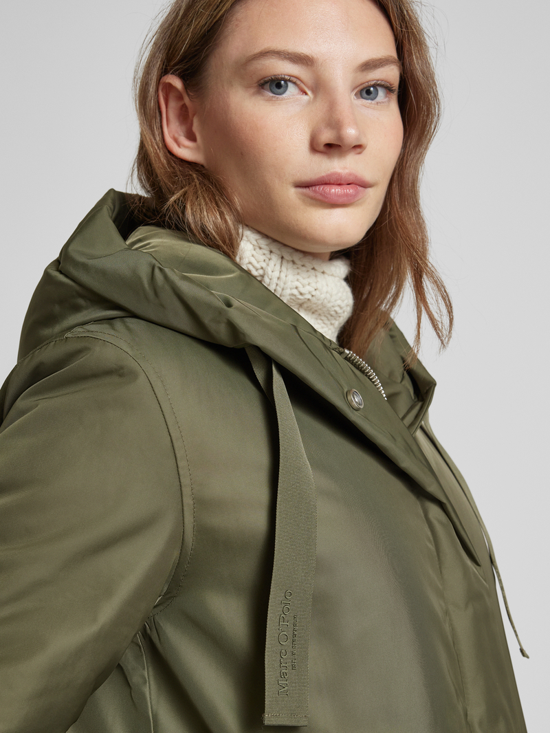 Marc O'Polo Regular fit parka met capuchon van polyester-twill