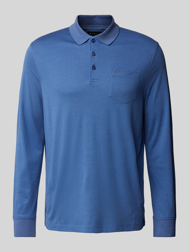 Bugatti Regular fit poloshirt met katoen