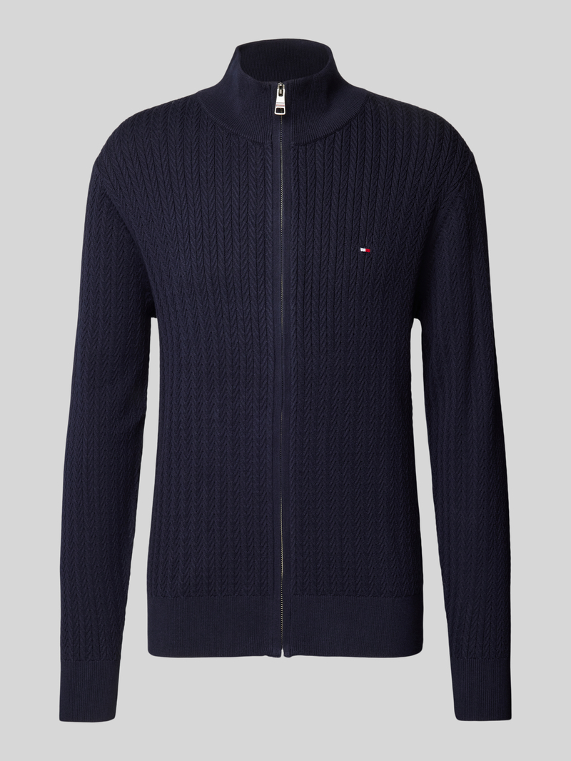 Tommy Hilfiger Gebreid jack met logostitching