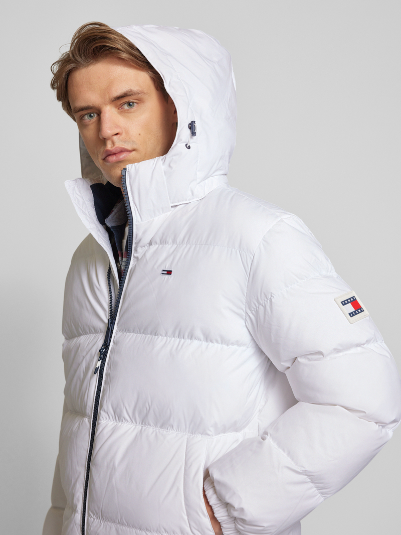 Tommy Jeans Regular fit donsjack met veren