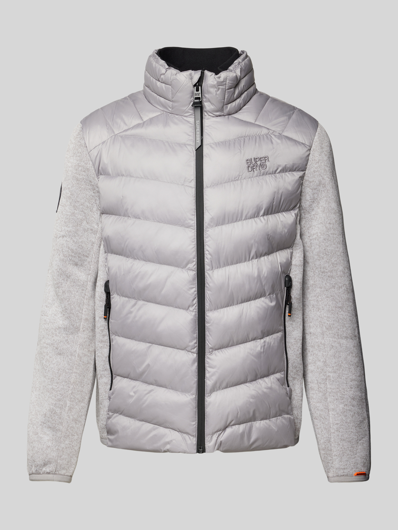 Superdry Jack met opstaande kraag en labelstitching