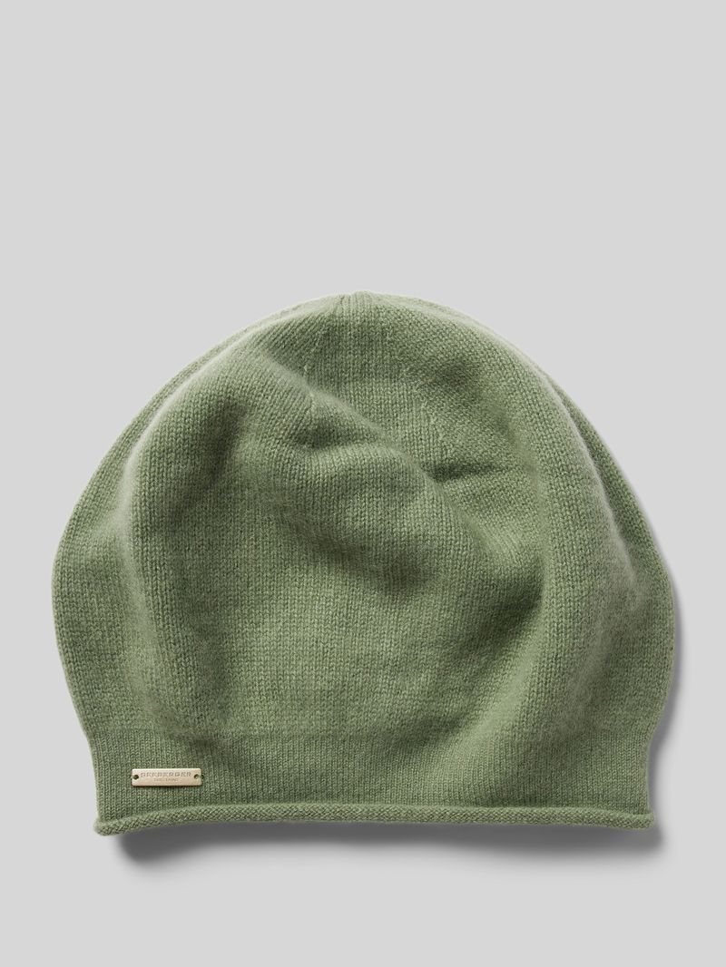 Seeberger Beanie met labeldetail