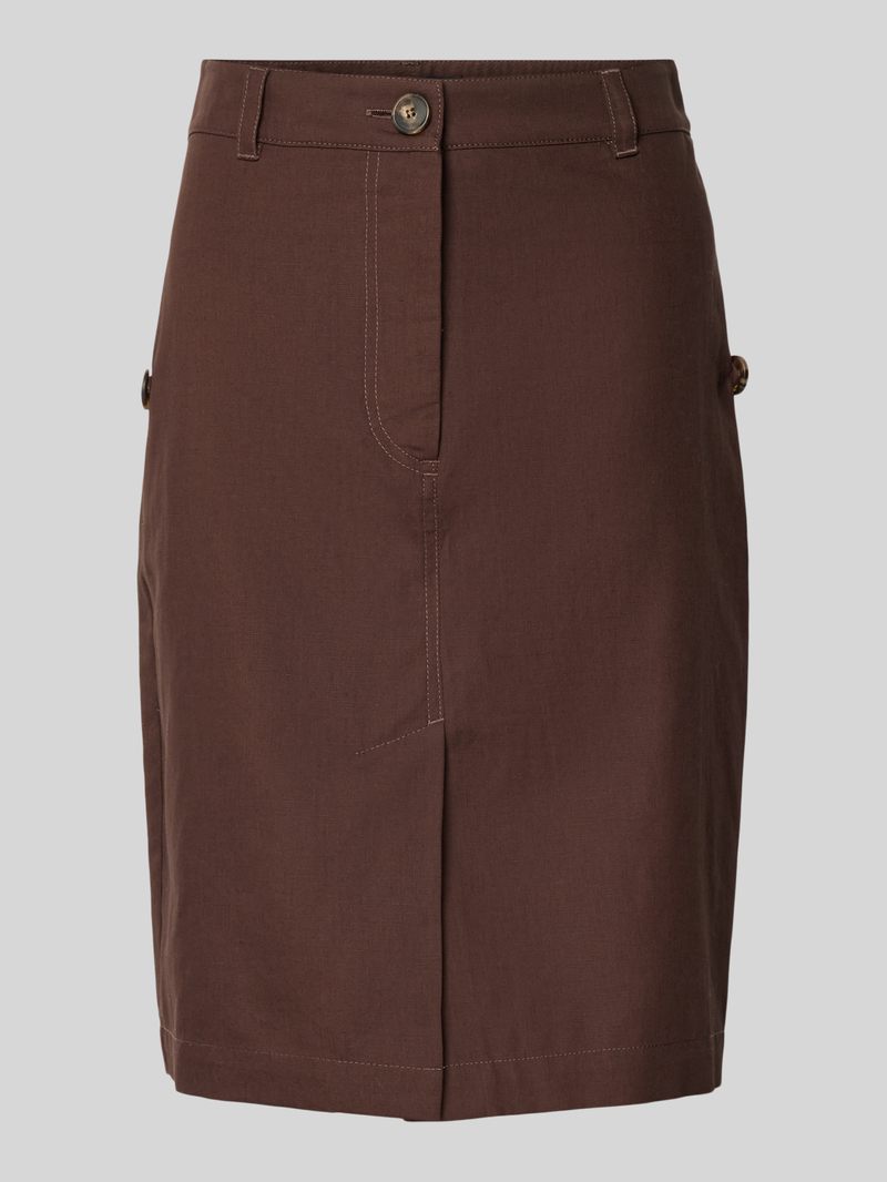 Weekend Max Mara Knielange rok met ceintuurlussen, model 'JOAN'