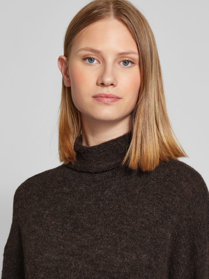 My Essential Wardrobe Gebreide jurk met col model 'Tammie'