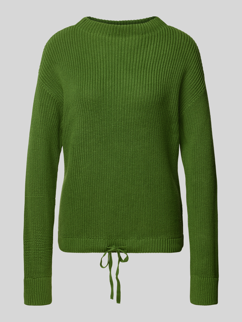 Jake*s Casual Gebreide pullover met strikdetail