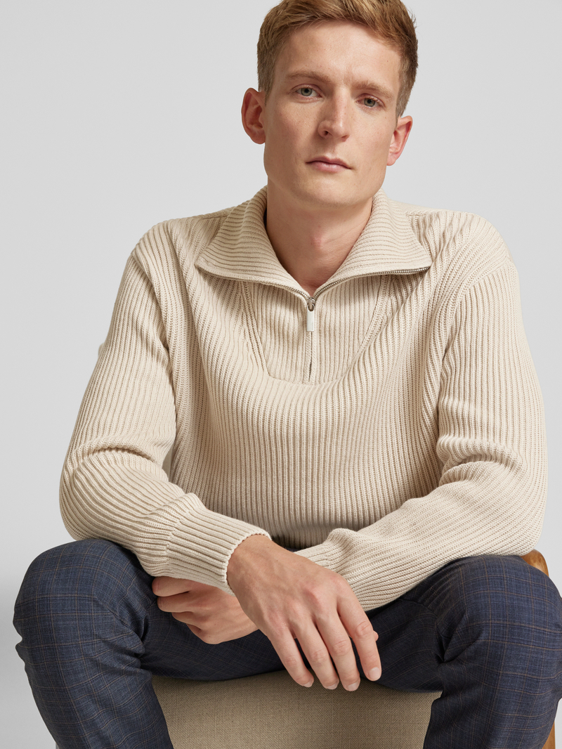 Selected Homme Schipperstrui met oversized schouders model 'DRY'