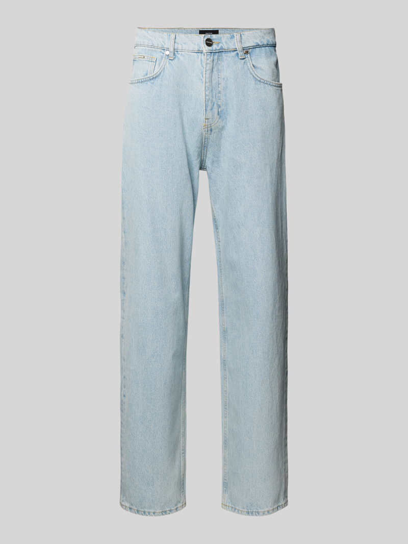 EIGHTYFIVE Baggy fit jeans met labeldetail