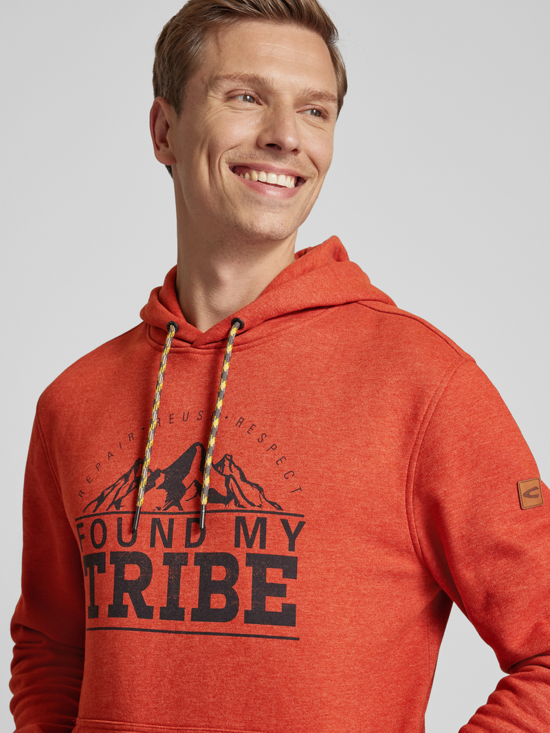 camel active Hoodie met labelpatch