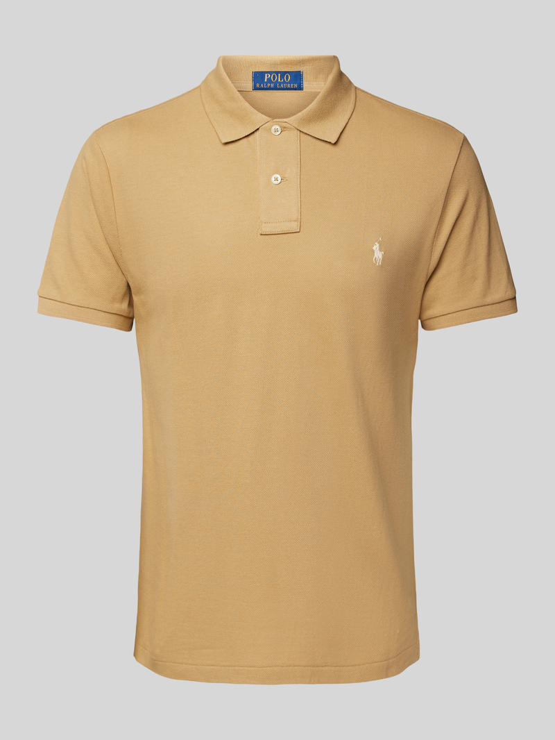 Polo Ralph Lauren Custom slim fit poloshirt van puur katoen