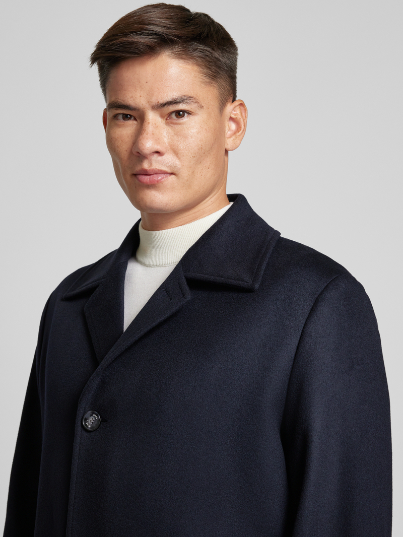 Boss Lange jas met knoopsluiting model 'Clark'