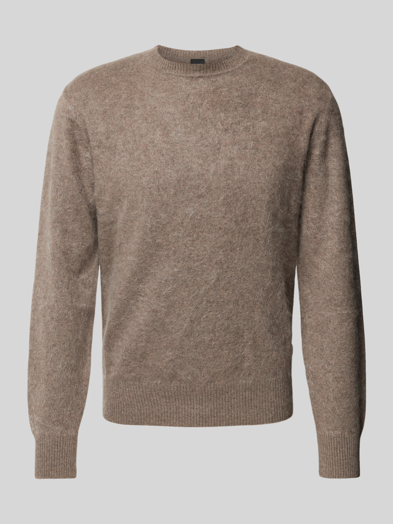 Boss Gebreide pullover met ronde hals, model 'ESCRITO'