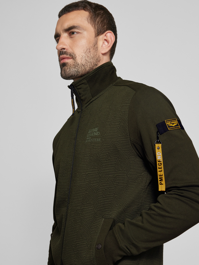PME Legend Sweatjack met opstaande kraag