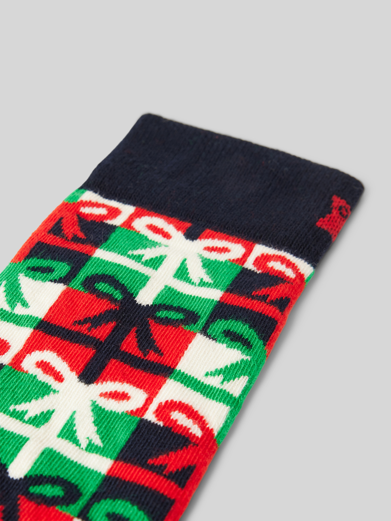 Happy Socks Sokken met labelopschrift model 'Multi Color Gift'