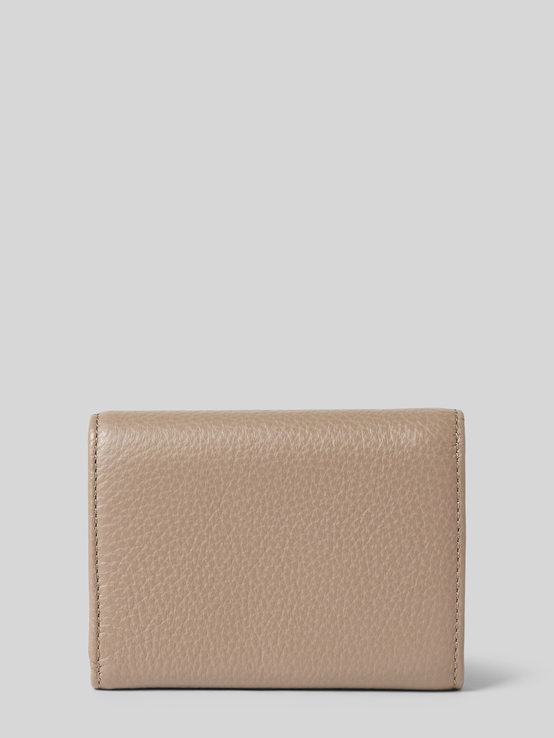 Coccinelle Portemonnee met labeldetail model 'METALLIC SOFT'