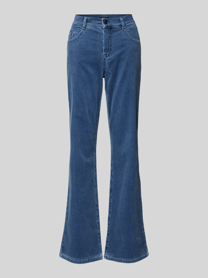 Gardeur Bootcut corduroy broek in denimlook, model 'Zuri'