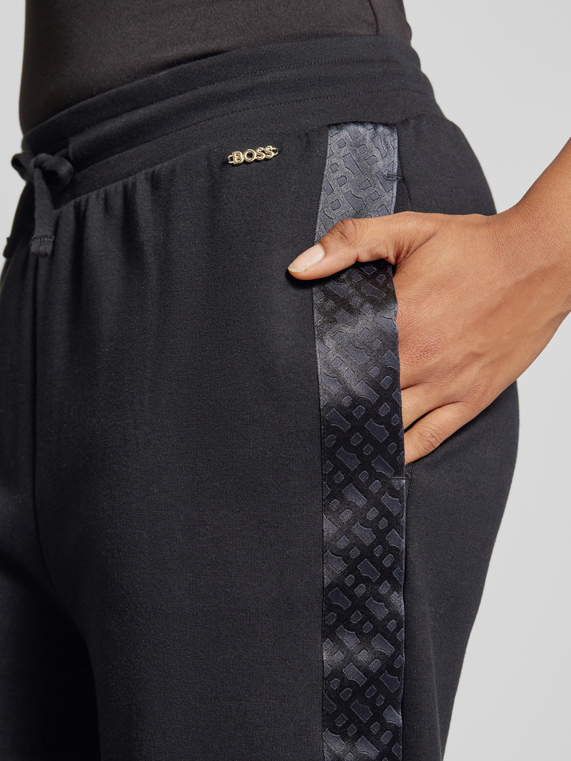 Boss Joggingbroek met elastische band en labeldetail