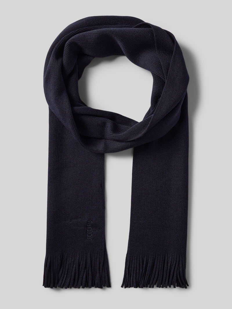 JOOP! Collection Wollen sjaal met labelstitching model 'Rouven'