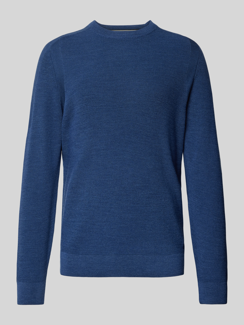 BRAX Gebreide pullover met labeldetail model 'ROY'