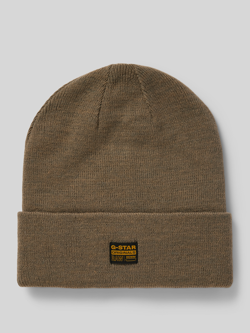 G-Star Raw Beanie met labeldetail, model 'Effo'