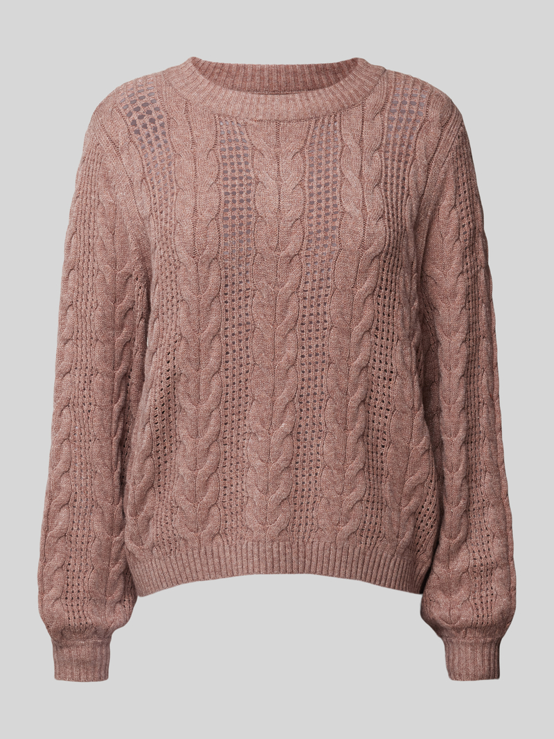 Only Gebreide pullover met ronde hals, model 'RUBINA'