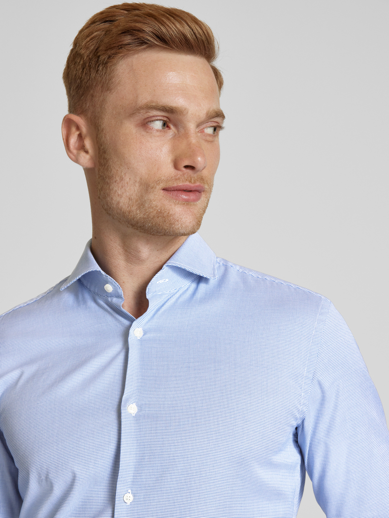 Boss Regular fit zakelijk overhemd met haaikraag model 'Hank'