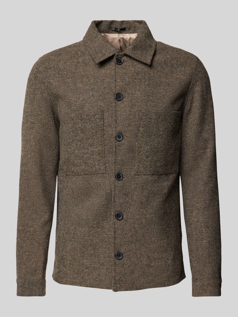 Jack & Jones Premium Overhemdjack met knoopsluiting model 'WINTER'