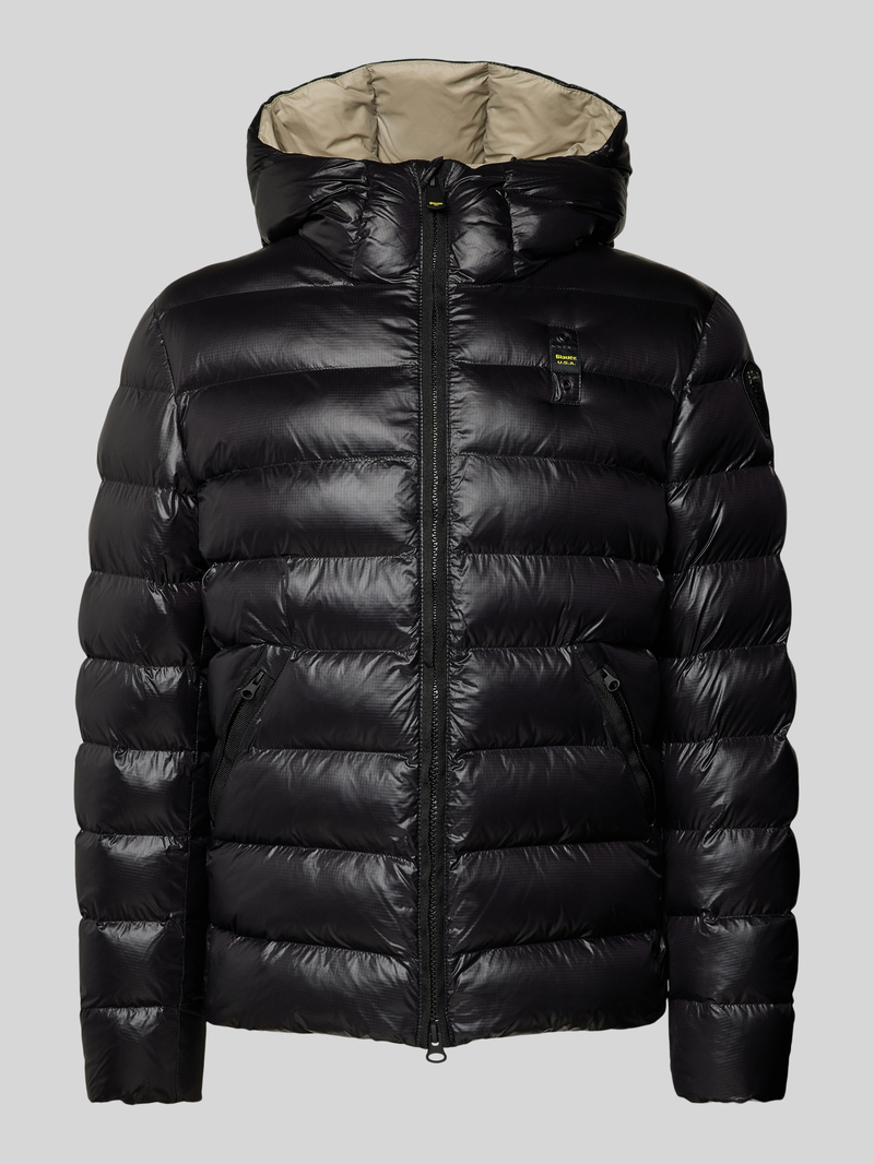 Blauer Usa Regular fit gewatteerd jack met capuchon model 'ADAMS'