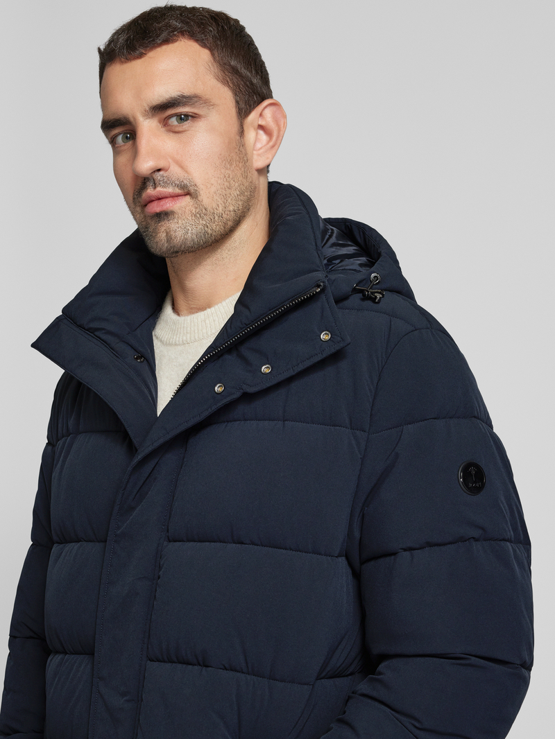 JOOP! Collection Gewatteerde lange jas met capuchon model 'Winsten'