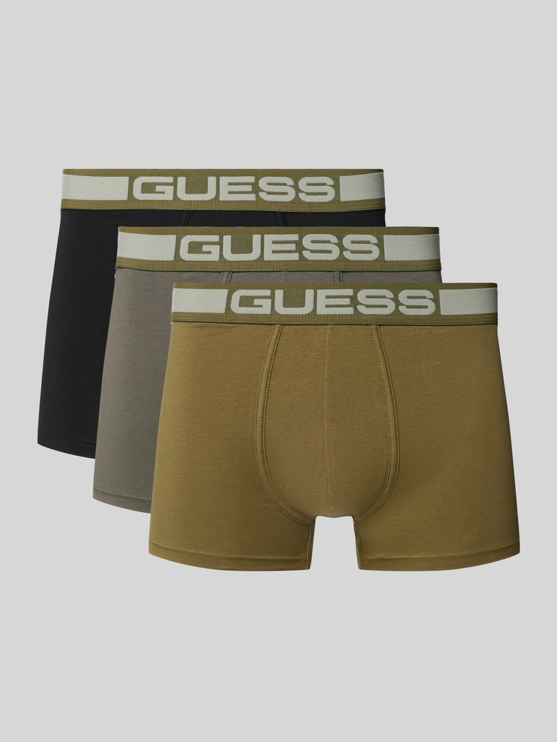 Guess Boxershort met elastische band met logo in een set van 3 stuks model 'JOE'