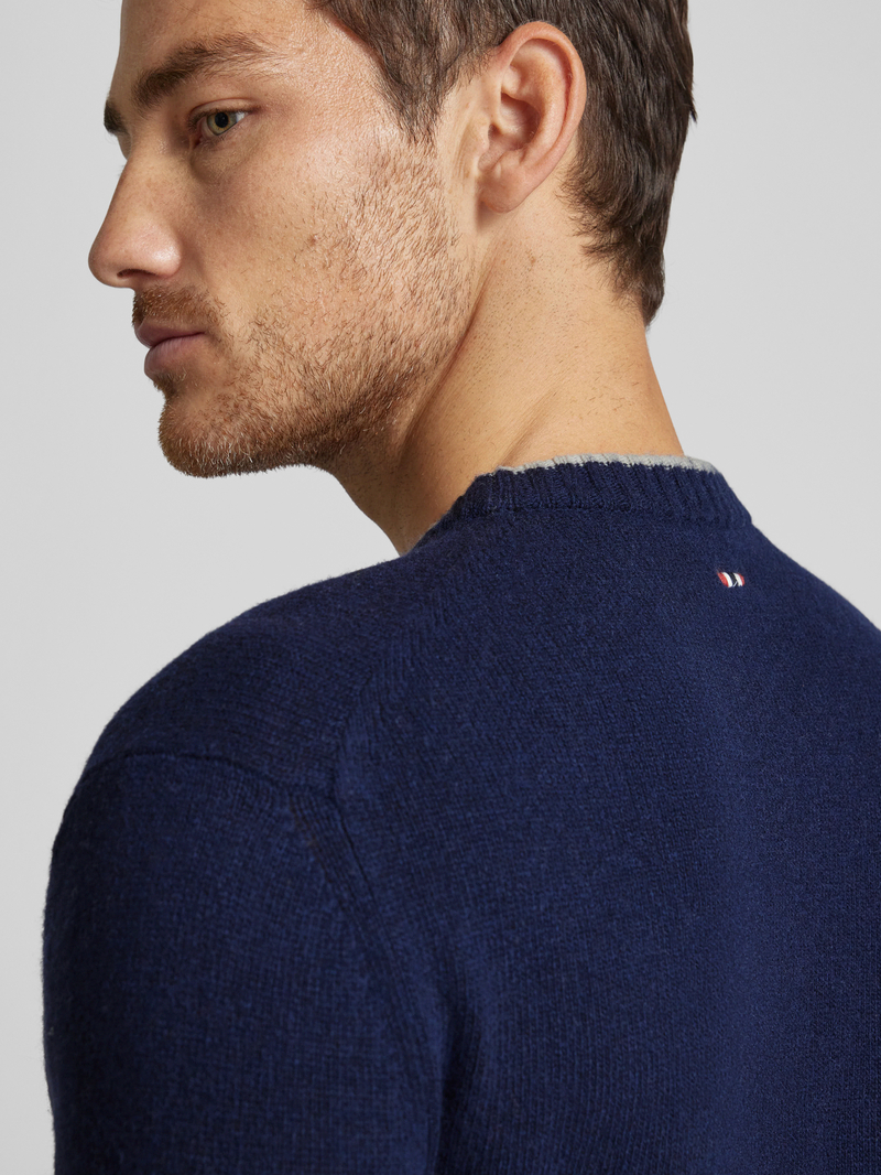 Napapijri Gebreide pullover met labelprint model 'SILVRETTA'