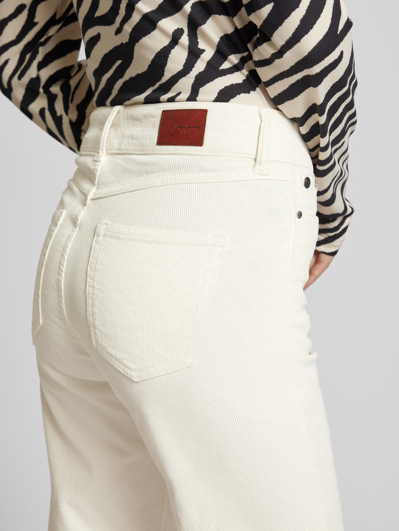 Pepe Jeans Regular fit corduroy broek in 5-pocketmodel model 'WILLA'