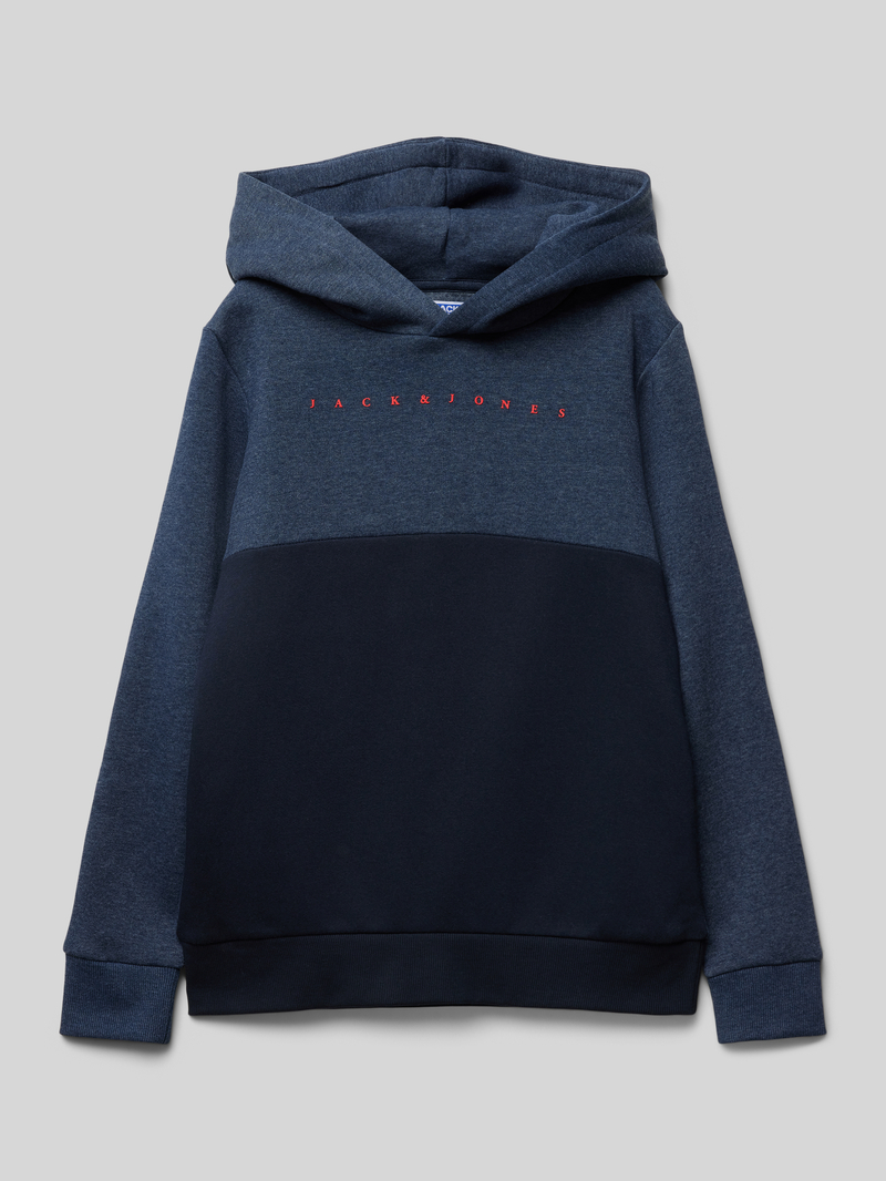 Jack & jones Hoodie met labelprint, model 'STAR'