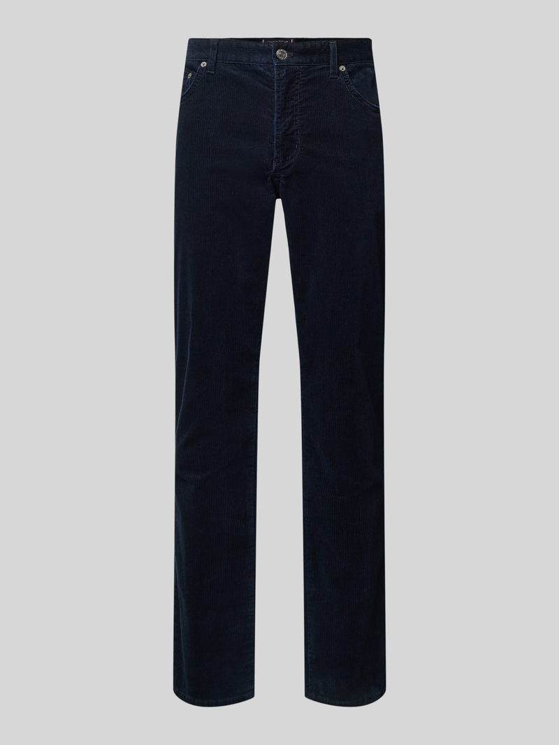 Tommy Hilfiger Straight leg corduroy broek in 5-pocketmodel model 'DENTON'