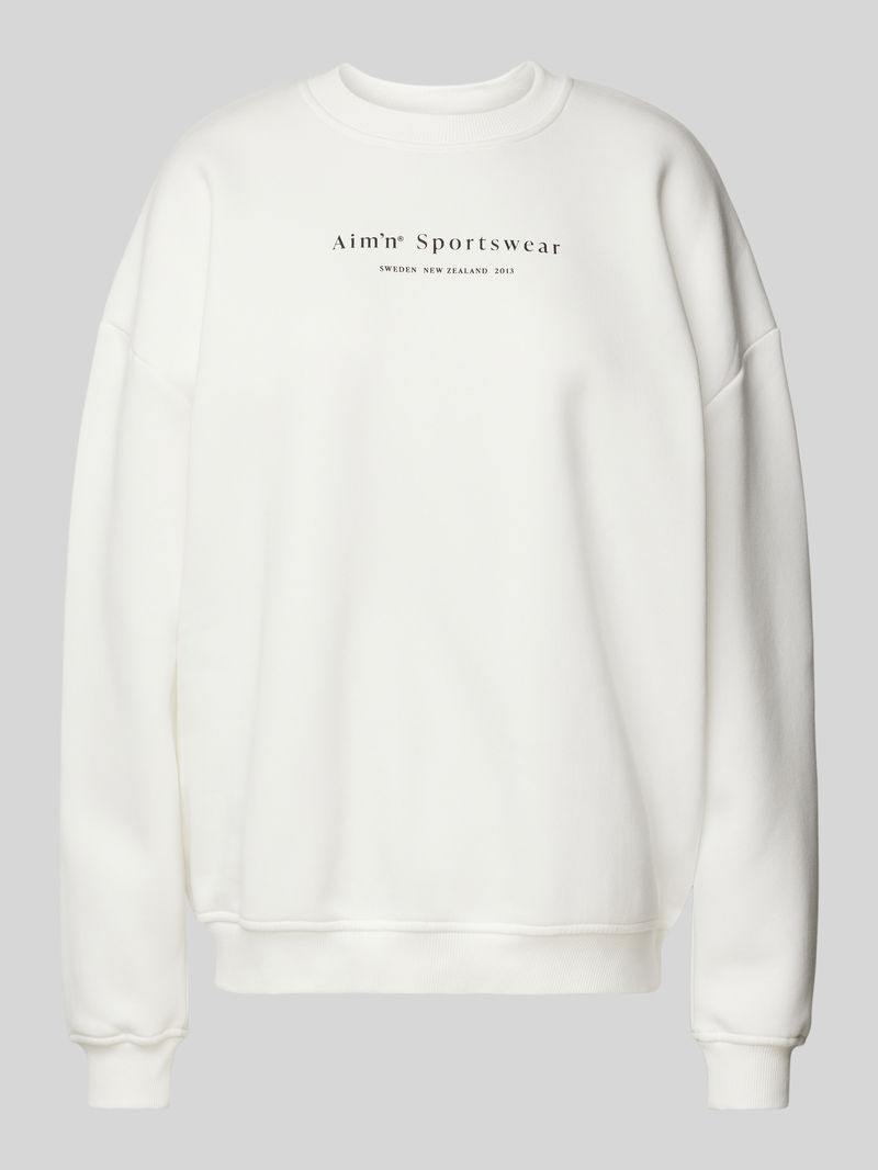 AIMN Sweatshirt met kapmouwen
