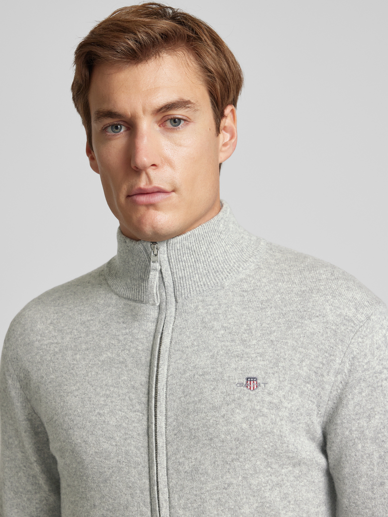Gant Gebreid jack met ritssluiting