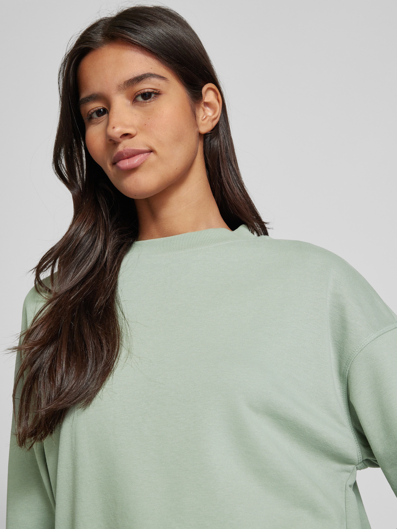 QS Sweatshirt met ronde hals