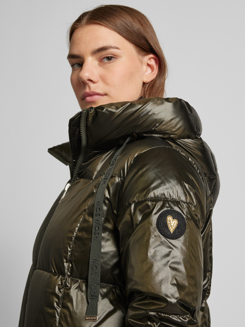 MOS MOSH Lange donsjas met capuchon model 'NOVA'