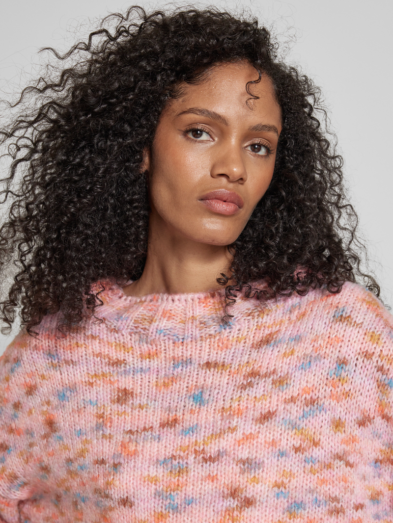 Rich & Royal Gebreide pullover met ronde hals