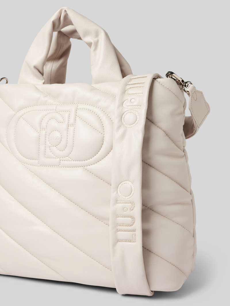 Liu Jo White Handtas met labelstitching model 'FELCE ESC'