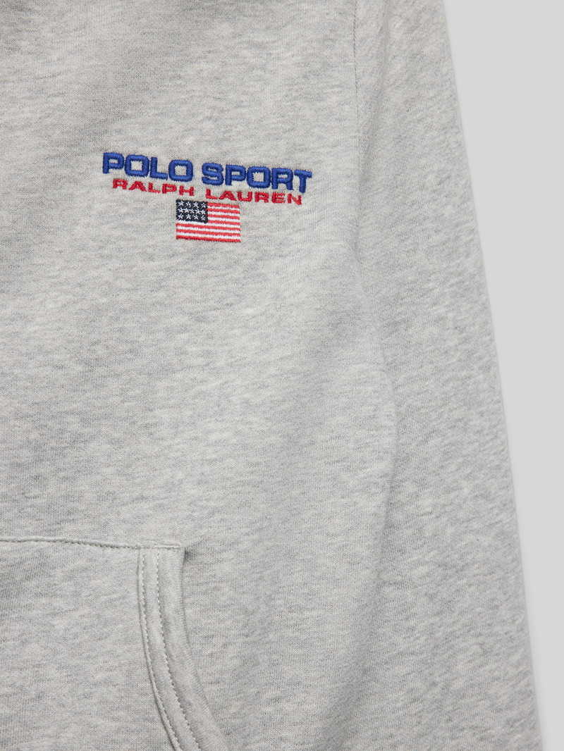 Polo Sport Sweatjack met labelstitching