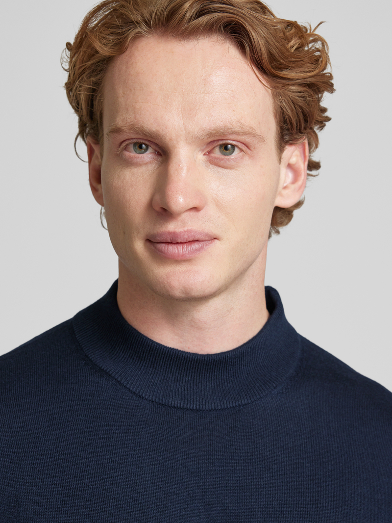 Scotch & Soda Gebreide pullover met opstaande kraag model 'CORE'