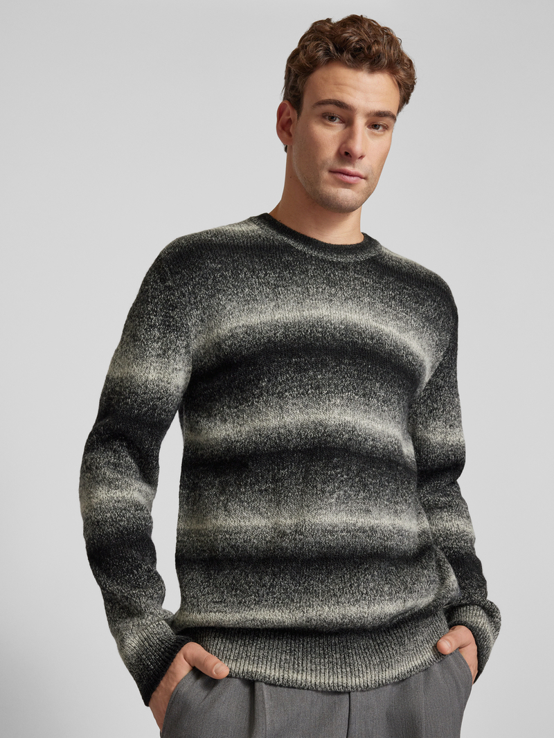 Marc O'Polo Gebreide pullover van een mix van schuurwol en alpacawol