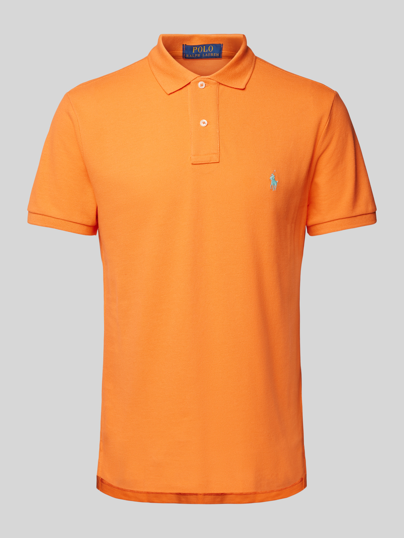 Polo Ralph Lauren Custom slim fit poloshirt met labelstitching