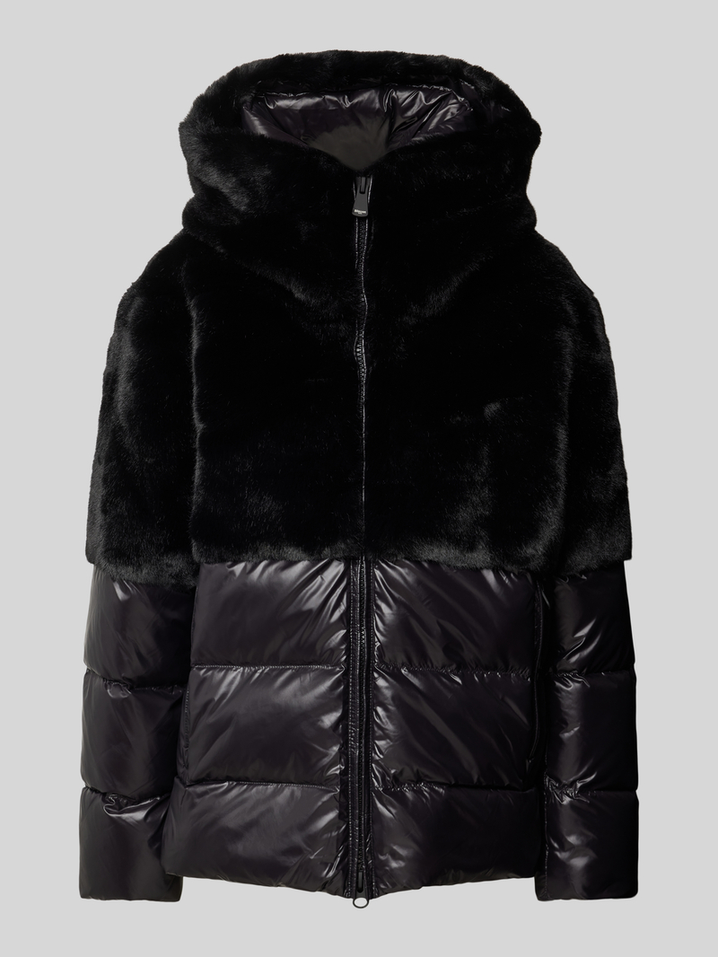 Blauer Usa Gewatteerd jack met imitatiebont